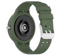 TPUOTI Correa de banda de silicona para Huawei Watch GT Cyber Smart Watch Pulsera de reemplazo de pulsera de pulsera Ajustable Muñecas(Dark green)