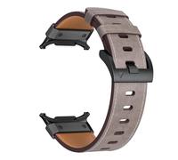 TPUOTI Correa de cuero de metal para Samsung Galaxy Watch Ultra 47 mm Correa de pulsera de negocios de acero inoxidable para Galaxy Watch Ultra 47 mm Correas de reloj(Grey)