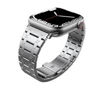 TPUOTI Correa de metal para Apple Watch Ultra 10 9 8 7 45 mm 49 mm 41 mm IWatch 10 46 mm 42 mm Pulsera de reloj de acero inoxidable 6 5 4 SE 44 mm 40 mm Correas de reloj(Silver,49mm)