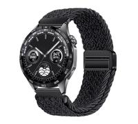 TPUOTI Correa de nailon de 22mm y 20mm para Huawei Watch GT4/Pro 46mm/GT3/GT2 2e, pulsera transpirable para Samsung Watch 6/5/4/3/Gear S3(Graphite gray,For other 20mm)