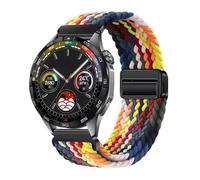 TPUOTI Correa de nailon de 22mm y 20mm para Huawei Watch GT4/Pro 46mm/GT3/GT2 2e, pulsera transpirable para Samsung Watch 6/5/4/3/Gear S3(Seven colors,For other 22mm)