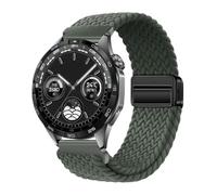 TPUOTI Correa de nailon de 22mm y 20mm para Huawei Watch GT4/Pro 46mm/GT3/GT2 2e, pulsera transpirable para Samsung Watch 6/5/4/3/Gear S3(Army green,For other 22mm)