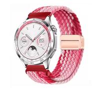 TPUOTI Correa de nailon de 22mm y 20mm para Huawei Watch GT4/Pro 46mm/GT3/GT2 2e, pulsera transpirable para Samsung Watch 6/5/4/3/Gear S3(Strawberry red,For other 22mm)