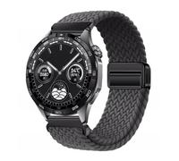 TPUOTI Correa de nailon de 22mm y 20mm para Huawei Watch GT4/Pro 46mm/GT3/GT2 2e, pulsera transpirable para Samsung Watch 6/5/4/3/Gear S3(Space gray,For other 22mm)