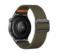 TPUOTI Correa de nailon de 22mm y 20mm para Samsung Galaxy Watch 7, 6, 5, 4, 40mm, 44mm, 6, banda elástica clásica de 47mm para Huawei Watch GT5 3 4Pro(Army green,22mm)