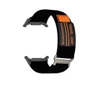 TPUOTI Correa de nailon para viaje para Samsung Galaxy Watch 7 Ultra 47 mm, correa deportiva para hombre para Galaxy 7 47 mm ultra, sin espacios, pulsera con extremo curvo(01 black)