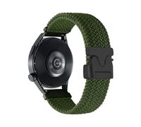 TPUOTI Correa de nailon trenzado de 22 mm y 20 mm para HUAWEI WATCH GT 5 4 Pro 46 mm Band GT 3 42 mm Samsung Galaxy Watch 7 6 5 4 40 mm 44 mm Correas de reloj(Green,22MM)