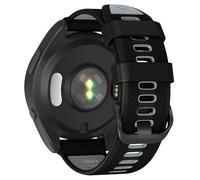 TPUOTI Correa de reloj de 22 mm para Garmin Forerunner 965/Forerunner 955/Forerunner 945/Forerunner 935, bandas de repuesto de silicona suave de 22 mm(Black Gray)