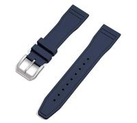 TPUOTI Correa de reloj de grado fluorubber FKM de 20 mm, 21 mm, 22 mm, resistente al agua, liberación rápida, 22mm, Ágata