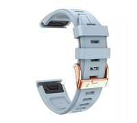 TPUOTI Correa de reloj para Garmin Fenix 6S 5S 7S, pulsera de 20mm para Fenix 6s Pro 5s Plus, hebilla de oro rosa, correas de muñeca de repuesto rápido de silicona(Sea Blue,Fenix 5S 5S Plus)
