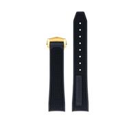 TPUOTI Correa de reloj para Omega 300 AT150 PLANET OCEAN 600, correa de 20mm a 21mm para hombres y mujeres(Black,21mm)