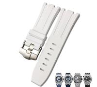 TPUOTI Correa de repuesto de goma de flúor de resina natural de 28 mm para Audemars Royal Oak Piguet Offshore para correa de reloj AP, 28mm, Ágata