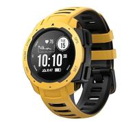 TPUOTI Correa de repuesto de silicona para reloj Instinct Band, Compatible con correas de reloj Garmin Instinct 2/Solar/Tactical de 22mm(Yellow)