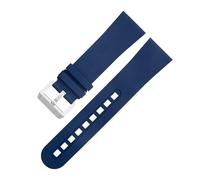 TPUOTI Correa de repuesto para reloj Blancpain Fifty Fathoms 5000 5015 de goma suave de 23 mm, 23mm, Ágata