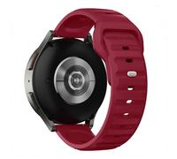 TPUOTI Correa de silicona de 22mm y 20mm para GTR 4/GTS 4, pulsera transpirable para Samsung Galaxy Watch 5/4/3, Huawei Watch 4/3/GT3-2 Pro(Wine red,For 20mm)