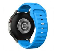 TPUOTI Correa de silicona de 22mm y 20mm para GTR 4/GTS 4, pulsera transpirable para Samsung Galaxy Watch 5/4/3, Huawei Watch 4/3/GT3-2 Pro(Blue,For 20mm)