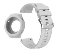 TPUOTI Correa de silicona para Huawei Watch GT5 Pro 46mm correa de reloj inteligente funda protectora(Gray Bundle)