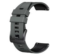 TPUOTI Correa de silicona para reloj Venu 3, Venu 2, Forerunner 265, Vivoactive 4, 22mm, Forerunner 255(Graphite Grey-Black)