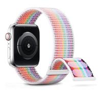 TPUOTI Correa deportiva de nailon compatible con Apple Watch Band de 38 mm, 40 mm, 41 mm, 42 mm, 44 mm, 45 mm, correa trenzada para mujeres y hombres, compatible con iWatch Series 9/8/7/6/5/4/3/2 SE(C