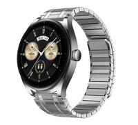 TPUOTI Correa magnética de acero inoxidable de 22MM para Huawei Watch GT 4 3 2 Pro 46mm 42mm 2E(Silver)