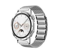 TPUOTI Correa magnética de acero inoxidable Se adapta a la mayoría de los relojes de 22 mm(Silver)