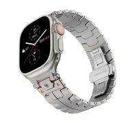 TPUOTI Correa para Apple Watch Ultra 2 49mm Series 10 9 8 7 se 6 5 4 Correa de acero inoxidable para iwatch 49 42 46mm 41 45mm 40 44mm Correas de reloj(Titanium,For ultra 2 1 49mm)