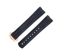 TPUOTI FKM - Extremo curvado de goma flúora de 20 mm para correa Omega para Seamaster 300 Buceo, hebilla plegable de acero inoxidable, 20MM, Ágata