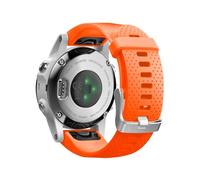 TPUOTI For Fenix 5S Watch Band Fenix 6S Quickfit Correa de repuesto de silicona suave para Fenix 5S Plus/Fenix 6S Pro/Fenix 7S/D2 Delta S Smart Watch Band(Orange)
