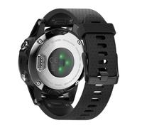 TPUOTI For Fenix 5S Watch Band Fenix 6S Quickfit Correa de repuesto de silicona suave para Fenix 5S Plus/Fenix 6S Pro/Fenix 7S/D2 Delta S Smart Watch Band(Black)