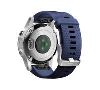 TPUOTI For Fenix 5S Watch Band Fenix 6S Quickfit Correa de repuesto de silicona suave para Fenix 5S Plus/Fenix 6S Pro/Fenix 7S/D2 Delta S Smart Watch Band(Dark Blue)