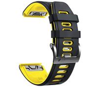 TPUOTI For Fenix 7X Watchbands Correa de reloj deportivo de silicona para Fenix 5X/5X Plus/Fenix 6X/Fenix 6X Pro/Fenix 3/Fenix 3 HR/Descent MK1/D2 Delta PX/D2 Charlie Smart watch band(Blac