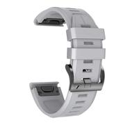 TPUOTI For Fenix 8X Bands Fenix 7X Correa deportiva de repuesto de silicona para relojes Garmin Fenix 5X/Fenix 5X Plus/Fenix 6X/Fenix 6X Pro/Fenix 3/HR/Descent MK1/D2 Delta PX/D2(Grey)