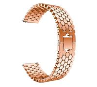 TPUOTI For Huawei Watch 4 Pro/5 Correa pulsera 22MM aleación deportiva correa de repuesto para Huawei Watch GT 46mm/42mm para Forerunner 745 755 955 945 Vivoactive 4 correas de reloj(Rose gold)