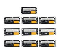 TPUOTI Fuente de alimentación dual PSU sincronizador de bloque de PC ADD2PSU ATX de 24 pines a 4 pines Molex conector elevador minero adaptador de minería (10 piezas negro sata)