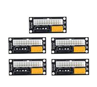 TPUOTI Fuente de alimentación dual PSU sincronizador de bloque de PC ADD2PSU ATX de 24 pines a 4 pines Molex conector elevador minero adaptador de minería (5 piezas negro sata)