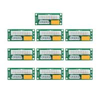 TPUOTI Fuente de alimentación dual PSU sincronizador de bloque de PC ADD2PSU ATX de 24 pines a 4 pines Molex conector elevador minero adaptador de minería (10 piezas verdes de 4 pines)