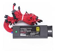 TPUOTI Fuente de alimentación modular de 2000 W para minería 110 220 V ATX, fuente de alimentación bitcoin para computadora de PC, fuente de alimentación RX580 rx570 RX470, compatible con 9 GPU