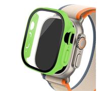 TPUOTI Funda de cristal para Apple Watch Ultra 2, Protector de pantalla de PC para smar twatch de 49mm, cubierta templada, accesorios de banda de la serie iwatch(Fluorescent 22,Ultra 2 49mm)