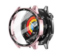 TPUOTI Funda de PC para HUAWEI Watch GT4 5, cobertura completa de 46MM, Protector de pantalla de carcasa de parachoques para Huawei Watch GT5 Pro, fundas para relojes(Rose Gold,GT5 46mm)
