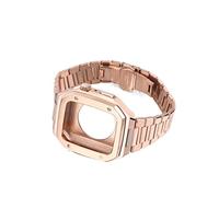TPUOTI Kit de modificación de bisel de metal con marco de correa de acero inoxidable, para Apple Watch 9, 8, 7, 6, 5, SE, 44 mm, 45 mm, accesorios de repuesto, 44MM, Acetato, No es una piedra preciosa