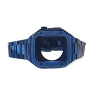 TPUOTI Kit de modificación de bisel de metal con marco de correa de acero inoxidable, para Apple Watch 9, 8, 7, 6, 5, SE, 44 mm, 45 mm, accesorios de repuesto, 44MM, Acetato, No es una piedra preciosa
