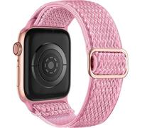 TPUOTI Para Apple Watch correas de reloj 44 mm, 45 mm, 42 mm, 49 mm, 41 mm, 40 mm, 38 mm para mujeres y hombres, bandas deportivas elásticas de nailon suave con bucle individual para IWatch SE Series