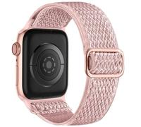 TPUOTI Para Apple Watch correas de reloj 44 mm, 45 mm, 42 mm, 49 mm, 41 mm, 40 mm, 38 mm para mujeres y hombres, bandas deportivas elásticas de nailon suave con bucle individual para IWatch SE Series