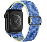 TPUOTI Para Apple Watch correas de reloj 44 mm, 45 mm, 42 mm, 49 mm, 41 mm, 40 mm, 38 mm para mujeres y hombres, bandas deportivas elásticas de nailon suave con bucle individual para IWatch SE Series