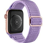 TPUOTI Para Apple Watch correas de reloj 44 mm, 45 mm, 42 mm, 49 mm, 41 mm, 40 mm, 38 mm para mujeres y hombres, bandas deportivas elásticas de nailon suave con bucle individual para IWatch SE Series