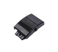 TPUOTI Para Athens Correa hebilla plegable goma silicona 316 Acero inoxidable cierre de mariposa 20mm(Black Color)