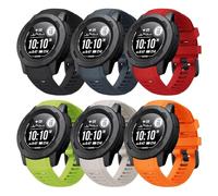 TPUOTI Para correa de reloj Instinct 2 Pulsera solar Instinct 2 Correa de reloj de repuesto de silicona suave de 22 mm Compatible con Instinct 2 Solar Tactical (naranja)(6PCS)