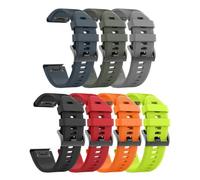 TPUOTI Para Fenix 5/Fenix 6/Fenix 7 Band 22mm correa de reloj de silicona para Fenix 5 Plus/Fenix 6 Pro/Fenix 7 Pro/Forerunner 935(7pcs)