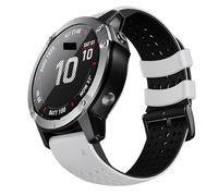TPUOTI Para Fenix 5X Watch Band/Fenix 6X Pro Watch Band/Fenix 7X Watch Band Reemplazo de correa de reloj de silicona de 26 mm para Fenix 6X/Fenix 5X Plus/Fenix 7X Pro(26 mm)(White)