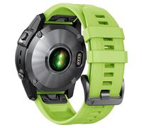 TPUOTI Para Fenix 8 Correa de repuesto 22 mm Fenix 7 Bandas Fenix 6 Quickfit Correa de reloj Fenix 5 Plus Pulsera de silicona Fenix 6 pro Correa deportiva inteligente(Green)